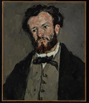Oil Paint Paint Prints: Portrait of Anthony Valabregue, 1869-1871. Creator: Paul Cezanne