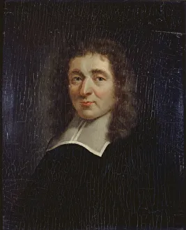 1660 Prints: Portrait of Antoine Furetiere (1619-1688), c. 1660. Creator: Anonymous