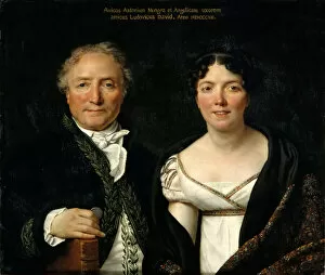 David Collection: Portrait of Antoine und Angelique Mongez, 1812. Creator: David
