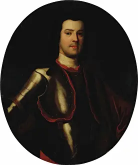 Black Background Prints: Portrait of Anton Divier, (first General-Chief of Police of St Petersburg)