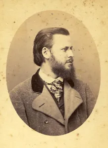 The Russian State Library Gallery: Portrait of Anton Dohrn (1840-1909), 1870
