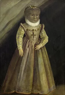 Images Dated 9th April 2019: Portrait of Antonietta Gonsalvus, c. 1580. Creator: Anonymous