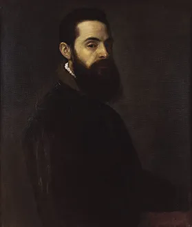 Titian 1488 1576 Prints: Portrait of Antonio Anselmi. Artist: Titian (1488-1576)