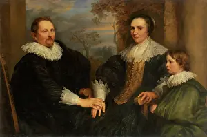 Merchant Prints: Portrait of the Antwerp merchant Sebastiaen Leerse and his family
