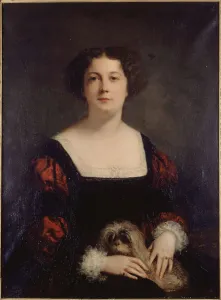 Salonniere Prints: Portrait of Apollonie Sabatier (1822-1889)