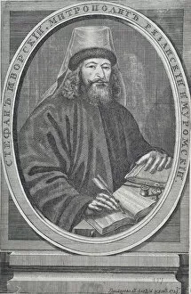 Alexei Fyodorovich 1682 After 1750 Gallery: Portrait of Archbishop Stefan Yavorsky (1658-1722)