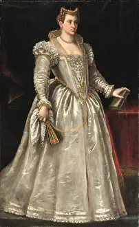 Vicentino Prints: Portrait of Archduchess Eleanor of Austria (1534-1594)