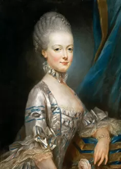 Portrait of Archduchess Maria Antonia of Austria (1755-1793), the later Queen Marie Antoinette of Fr Artist: Ducreux