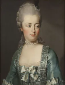Guillotined Prints: Portrait of Archduchess Marie Antoinette of Austria (1755-1793), Queen of the French