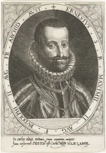 Dominicus 1560 1612 Prints: Portrait of Archduke Ernest of Austria (1553-1595)