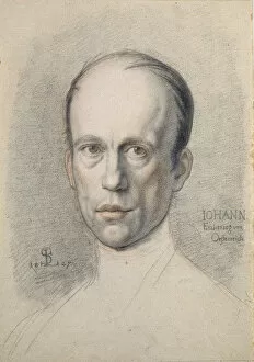 Black Chalk And Sanguine On Paper Gallery: Portrait of Archduke John of Austria (1782-1859), 1827