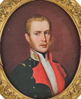 Portrait of Archduke Karl Ludwig of Austria (1833-1896), 1858. Creator: Jele, Caspar (1814-1893)