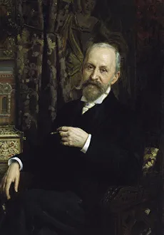 Portrait of the architect Alfred Parland, (1842-1919), 19th century