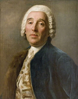 Bartolomeo Francesco Rastrelli Collection: Portrait of the architect Bartolomeo Francesco Rastrelli, 18th century. Artist: Pietro Rotari