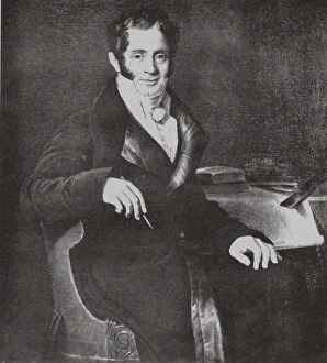 Carlo Rossi Gallery: Portrait of the architect Carlo Rossi (1775-1849) (after Ch. Mitoire). Artist: Anonymous