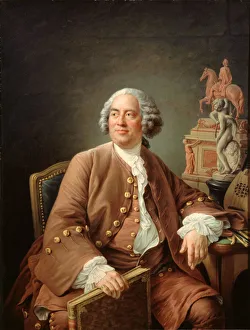 Bouchardon Prints: Portrait of the Architect EdmeBouchardon (1698-1762)