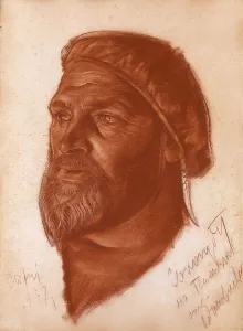 Alexander Yevgenyevich 1887 1938 Prints: Portrait of the architect Leonid Romanovich Sologub (1884-1956)