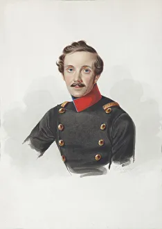 Portrait of Arist Fyodorovich von Gersdorff (1805-1883), 1840. Artist: Klunder, Alexander Ivanovich (1802-1875) Portrait of Arist Fyodorovich von Gersdorff (1805-1883), 1840. Artist: Klunder, Alexander Ivanovich (1802-1875)