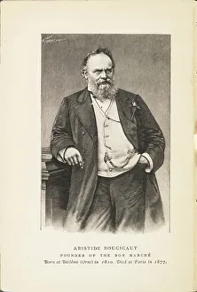 Boucicaut Prints: Portrait of Aristide Boucicaut (1810-1877), 1892. Creator: Anonymous