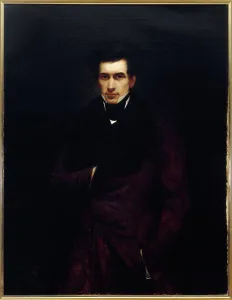 Hand In Coat Prints: Portrait of Armand Carel (1800-1836), journalist, 1833. Creator: Henry Scheffer
