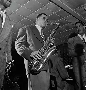 Portrait of Arnett Cobb, Downbeat, New York, N.Y. 1946. Creator: William Paul Gottlieb