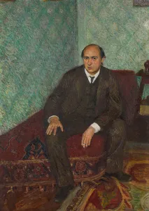 Portrait of Arnold Schonberg, c. 1907. Creator: Gerstl, Richard (1883-1908)