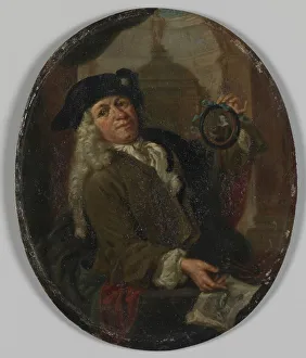 Copper Metal Prints: Portrait of Arnoud van Halen (1673-1732)