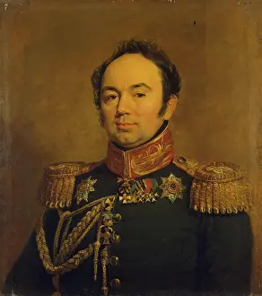 Minister Prints: Portrait of Arseny A. Zakrevsky (1786 - 1865) (replica of the 1820 portrait ?)