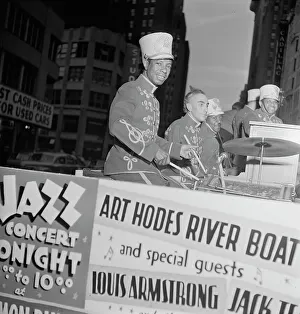 Float Prints: Portrait of Art Hodes, Kaiser Marshall