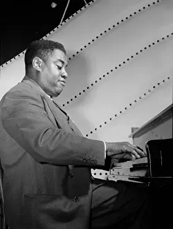 52nd Street Prints: Portrait of Art Tatum, Vogue Room, New York, N.Y. 1946. Creator: William Paul Gottlieb