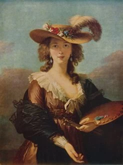 International Art Past And Present Collection: Portrait of the Artist, after 1782, (c1915). Artist: Madame Vigee Lebrun