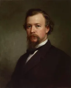 Baker George Augustus Prints: Portrait of the Artist, 1874. Creator: George Augustus Baker