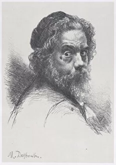 Looking Back Gallery: Portrait of the artist, 1894. Creator: Marcellin-Gilbert Desboutin
