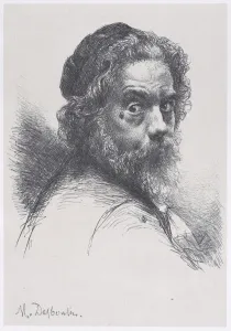 Portrait of the artist, 1894. Creator: Marcellin-Gilbert Desboutin