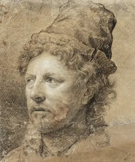 Aelst Van Der Bartholomeus Prints: Portrait of the artist Anthonie Waterloo
