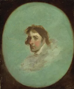 C Gilbert Prints: Portrait of the Artist, ca. 1786. Creator: Gilbert Stuart