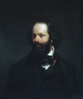 Elliott Charles Loring Gallery: Portrait of the Artist, ca. 1850. Creator: Charles Loring Elliott