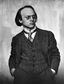Portrait of the artist and composer Herwarth Walden (1878-1941), 1918