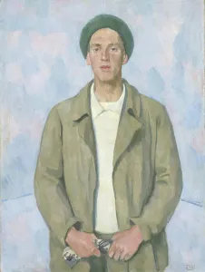 Nasjonalmuseet Prints: Portrait of the Artist Dagfin Werenskiold, c1915. Creator: Erik Werenskiold