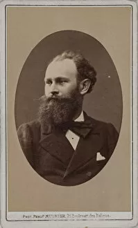 Albumin Photo Gallery: Portrait of the artist Édouard Manet (1832-1883), c. 1870