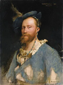 Dagnan Bouveret Prints: Portrait of the artist Gustave Courtois (1852-1923), 1883