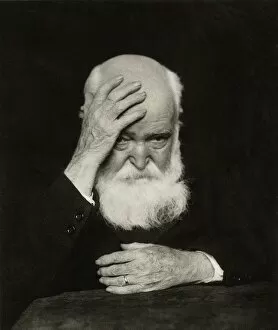 Silver Gelatin Photography Collection: Portrait of the artist Hans Thoma (1839-1924), 1920. Creator: Erfurth, Hugo (1874-1948)