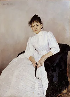 Specs Prints: Portrait of the artist Maria Yakunchikova-Weber (1870-1902)