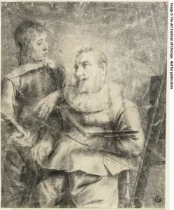 Portrait of Artist and Pupil, n.d. Creator: Pieter Jansz. Quast