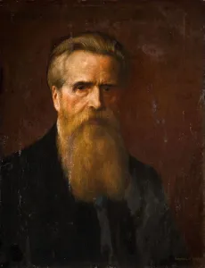 Edward R Prints: Portrait Of The Artist (Self Portrait), 1906. Creator: Edward R Taylor