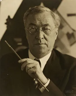Centre Georges Pompidou Gallery: Portrait of the artist Wassily Kandinsky (1866-1944). Creator: Erfurth, Hugo (1874-1948)