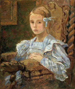 Portrait of the artist's daughter, 1906. Creator: Monfreid, George-Daniel (Géo) de (1856-1929)