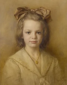 Artists Daughter Prints: Portrait of The Artist's Daughter (?), 1910. Creator: Max Brodel