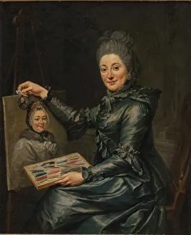 Teal Prints: Portrait of the Artist's Daughter Elisabeth