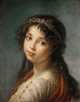 Vigee Le Brun Prints: Portrait of the artists Daughter (Jeanne-Lucie-Louise, dite Julie), 1792. Creator